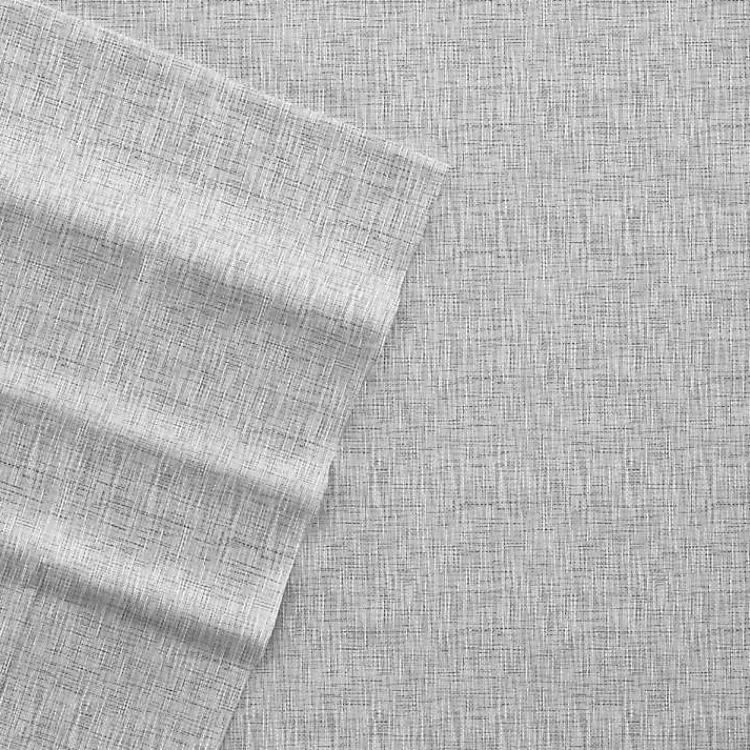 Kirklands Home Light Chambray 4-Pc. Queen Bed Sheet Set Gray Best