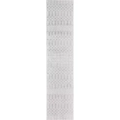 Kirklands Home Light Moroccan Washable Runner, 2x12 Gray Sale