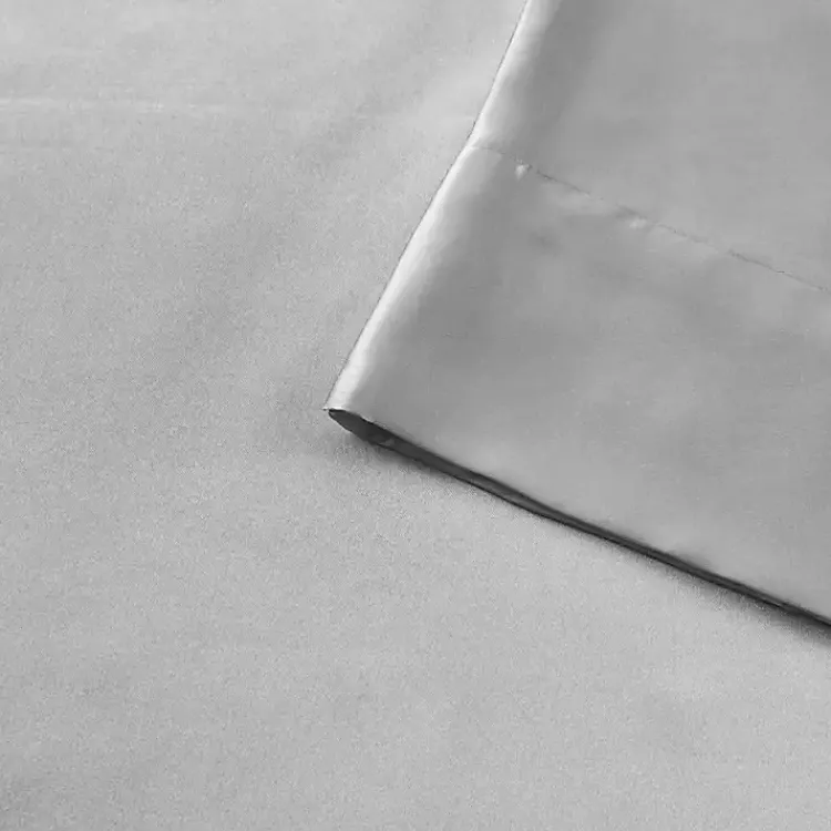 Kirklands Home Light Satin 6-pc. California King Sheet Set Gray Sale
