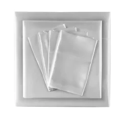 Kirklands Home Light Satin 6-pc. Full Sheet Set Gray Online