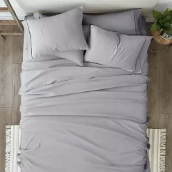 Kirklands Home Light Soft 6-pc. California King Sheet Set Gray Outlet