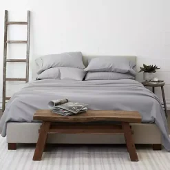 Kirklands Home Light Soft 6-pc. California King Sheet Set Gray Outlet