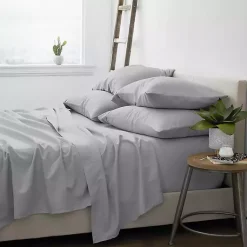 Kirklands Home Light Ultra Soft 4-pc. Twin XL Sheet Set Gray Outlet