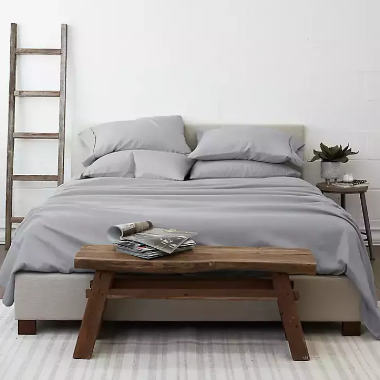 Kirklands Home Light Ultra Soft 4-pc. Twin XL Sheet Set Gray Outlet