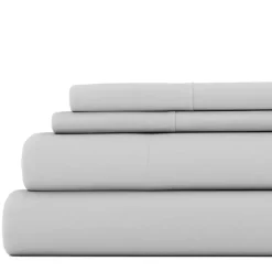 Kirklands Home Light Ultra Soft 4-pc. Full Sheet Set Gray Clearance