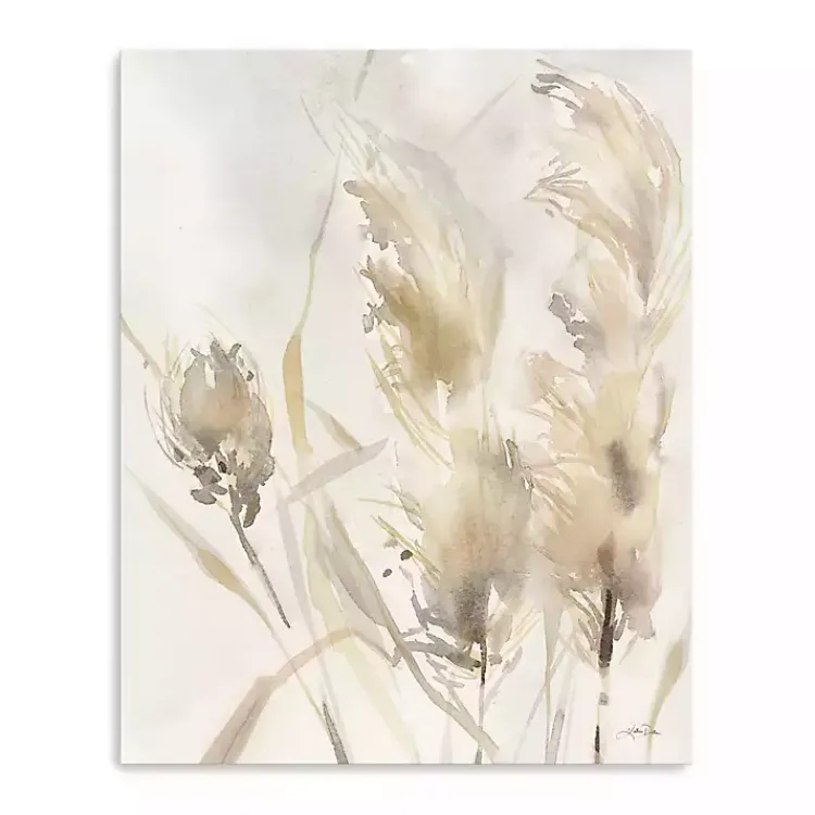 Kirklands Home Light Pampas Grasses Canvas Art Print, 24x30 in. Hot
