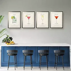 Kirklands Home Manhatten Framed Art Print Orange Best