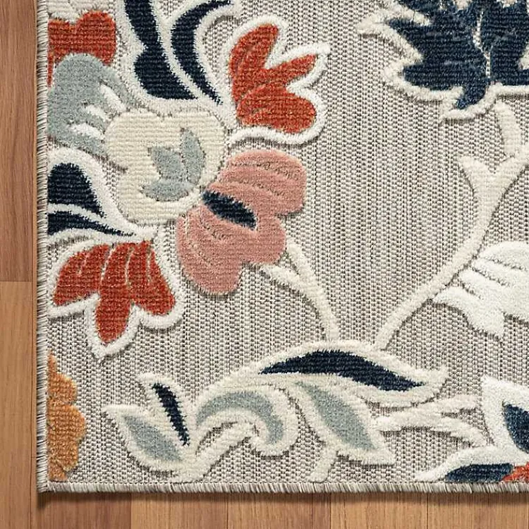Kirklands Home Mara Floral Blossom Indoor/Outdoor Area Rug, 5x7 Online