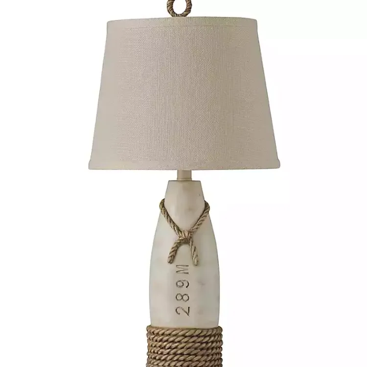 Kirklands Home Martha's Vineyard White Buoy Table Lamp Outlet