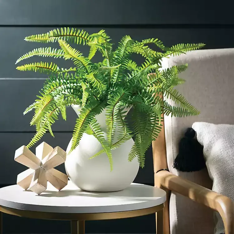 Vases>Kirklands Home Matte Hourglass Ceramic Vase Ivory