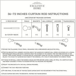 Kirklands Home Matte White Open Sphere Curtain Rod, 72 in. Sale