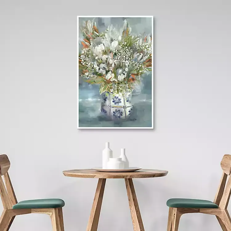 Kirklands Home Mediterranean Bouquet I Framed Canvas Art Print Sale