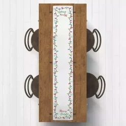 Kirklands Home Merry and Bright with Lights Table Runner, 72 in. Multi Online