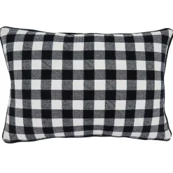Christmas Pillows>Kirklands Home Merry Buffalo Plaid Lumbar Pillow