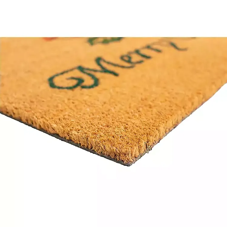 Outdoor Christmas Decorations>Kirklands Home Merry Christmas Holly Sprig Doormat