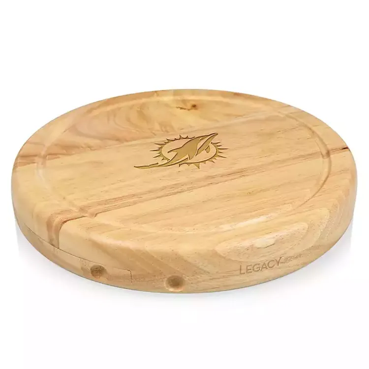 Kirklands Home Miami Dolphins Cheese Board and Tool Set Tan Hot