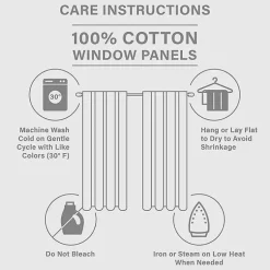 Kirklands Home Mila Horizontal Stripe Curtain Panel, 84 in. Blue Best