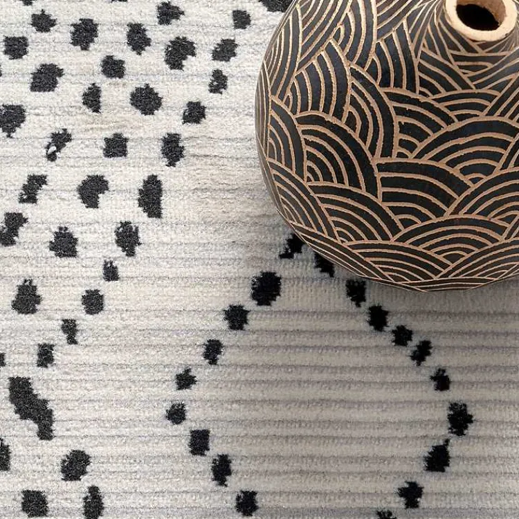 Kirklands Home Millie Dotted Diamond Area Rug, 5x8 Discount