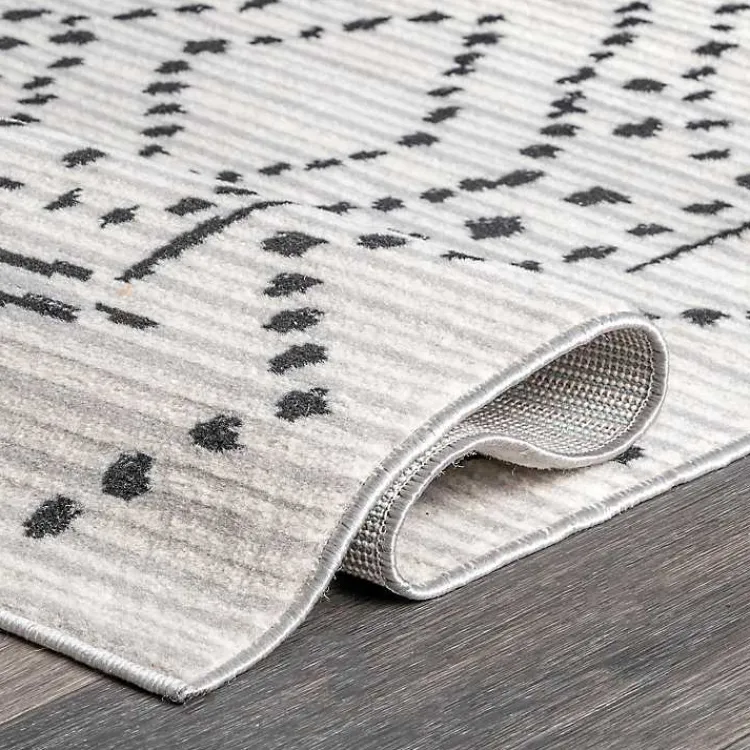 Kirklands Home Millie Dotted Diamond Area Rug, 5x8 Discount