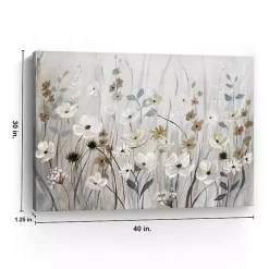 Kirklands Home Misty Meadow Field Large Canvas Art Print Gray Online