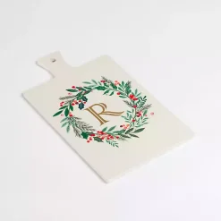 Monogram Seasonal Decor>Kirklands Home Monogram R Christmas Wreath Serving Board