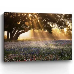 Kirklands Home Morning Meadow Giclee Canvas Art Print, 40x30 in. Yellow Hot
