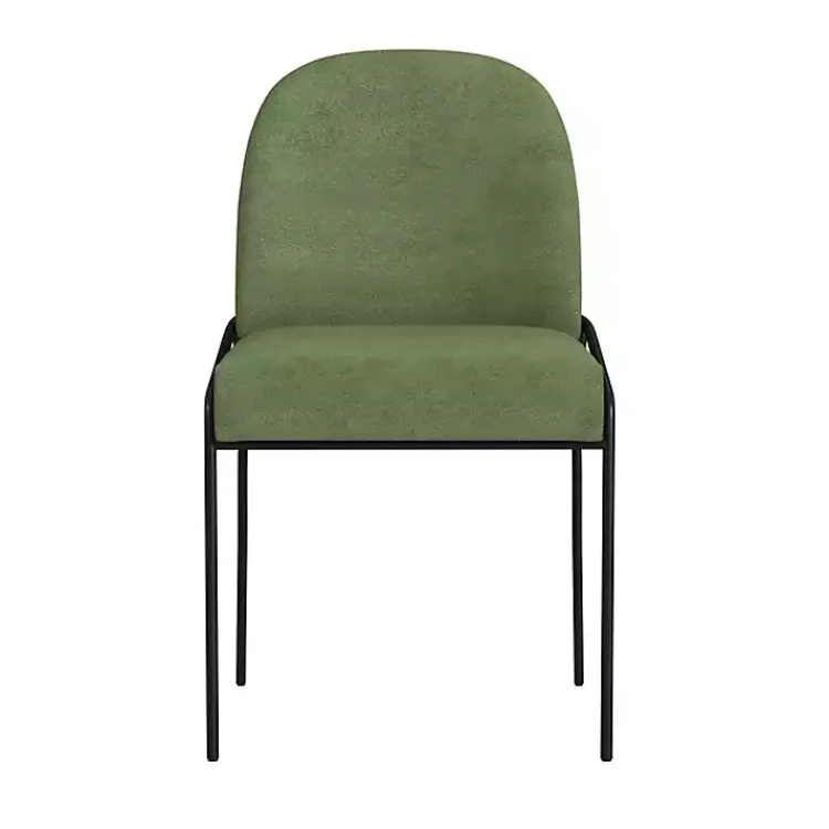 Kirklands Home Moss Velvet Metal Dining Chair Green Online