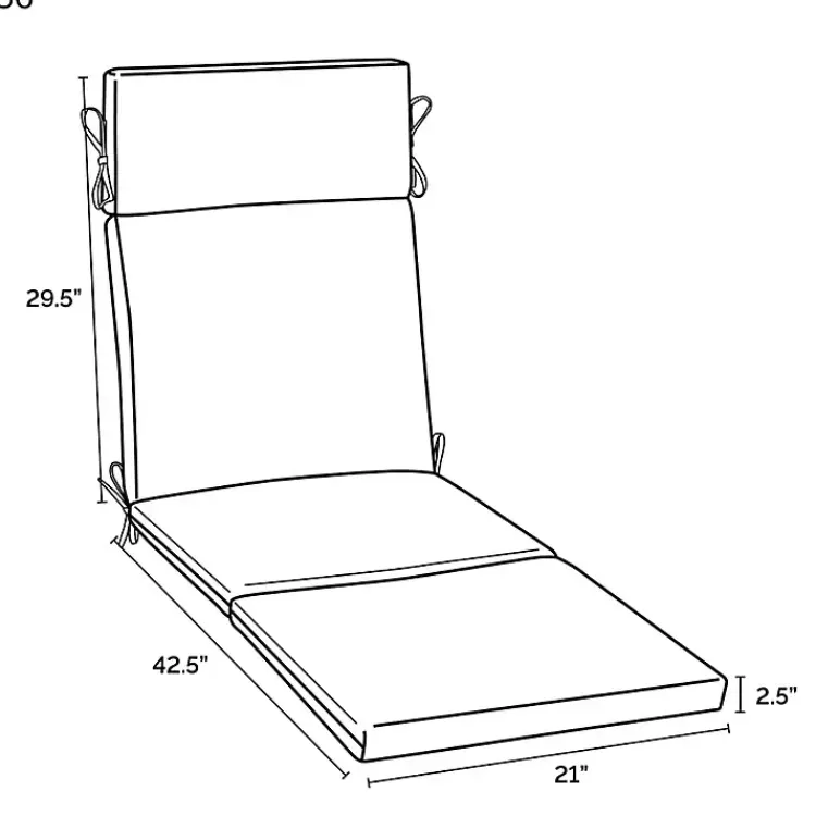 Kirklands Home Moss Leala Texture Outdoor Chaise Cushion Green Online