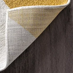 Kirklands Home Multicolor Abstract Shapes Area Rug, 6x9 Clearance