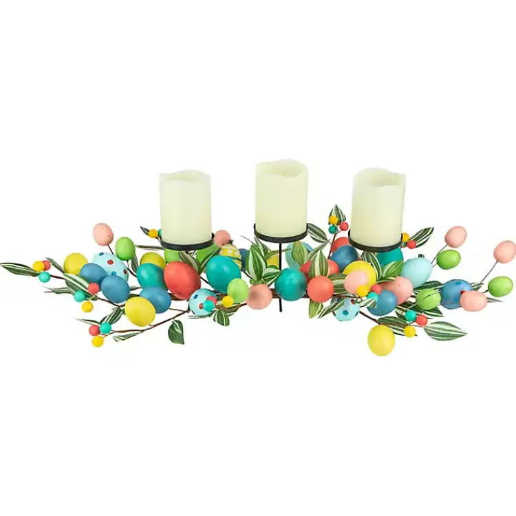 Easter Decorations>Kirklands Home color Easter Eggs Centerpiece Multi