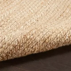Kirklands Home Natural Bleach Jute Reversible Area Rug, 8x10 Tan Outlet