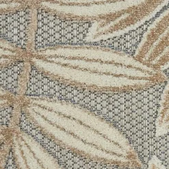 Kirklands Home Natural Botanical Outdoor Area Rug, 6x9 New