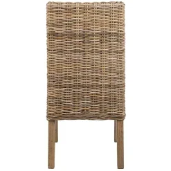 Kirklands Home Natural Coastal Rat 2-pc. Dining Chair Set Tan