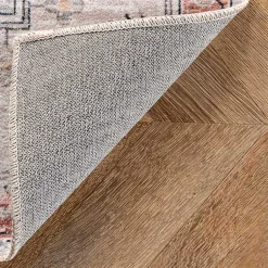 Kirklands Home Natural Faded Vintage Washable Area Rug, 5x8 Online