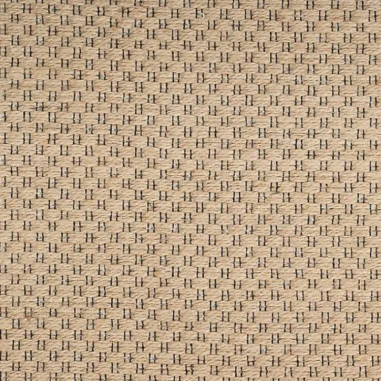 Kirklands Home Natural Jute Solid Woven Area Rug, 3x5 Tan Clearance