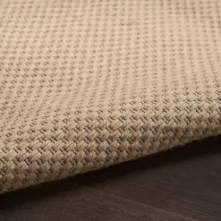 Kirklands Home Natural Jute Solid Woven Area Rug, 7x9 Tan Clearance