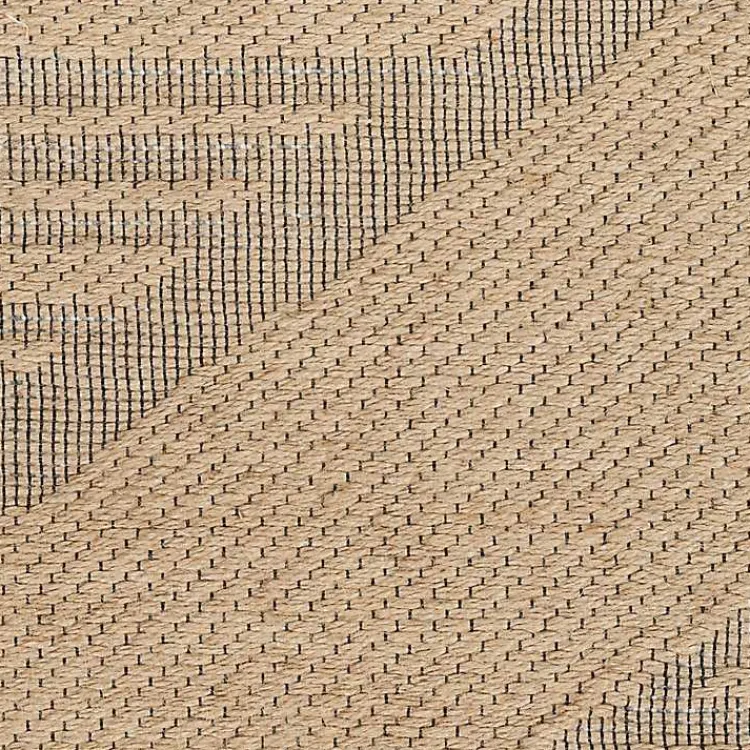 Kirklands Home Natural Jute Woven Diamond Area Rug, 7x9 Best