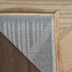Kirklands Home Natural Jute Woven Diamond Area Rug, 7x9 Best