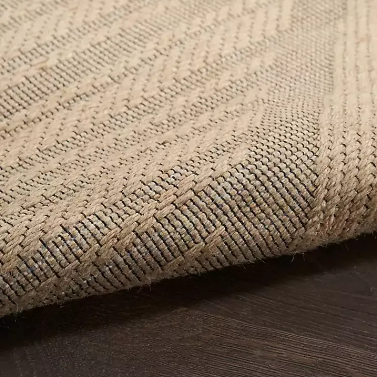 Kirklands Home Natural Jute Woven Diamond Area Rug, 7x9 Best