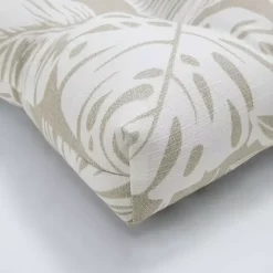 Kirklands Home Natural Leaves Tufted 2-pc. Outdoor Chair Cushions Clearance