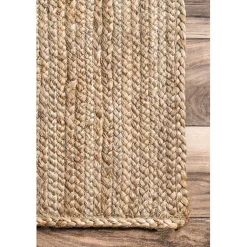 Kirklands Home Natural Reno Woven Area Rug, 8x10 Tan