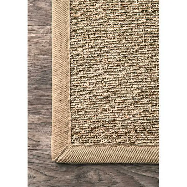 Kirklands Home Natural Seagrass Percey Area Rug, 8x10 Tan Online