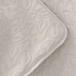 Kirklands Home Natural Stitched Floral 2-pc. Twin Quilt Set Ivory Best