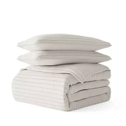 Kirklands Home Natural Stitched Stripes 2-pc. Twin Quilt Set Outlet