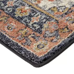Kirklands Home Navy Floral Area Rug, 5x8 Blue Sale
