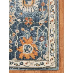 Kirklands Home Navy Bohemian Area Rug, 5x8 Blue Sale