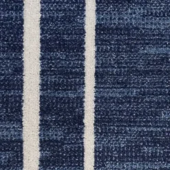 Kirklands Home Navy Bordered Indoor/Outdoor Area Rug, 8x10 Blue Best