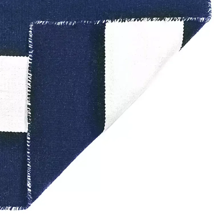 Kirklands Home Navy Cabana Stripe Indoor/Outdoor Scatter Rug Online