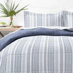 Kirklands Home Navy Farmhouse Dreams Queen 3-pc. Comforter Set Best
