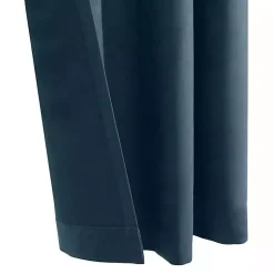 Kirklands Home Navy Faux Suede Blackout Curtain Panel, 63 in. Blue Outlet